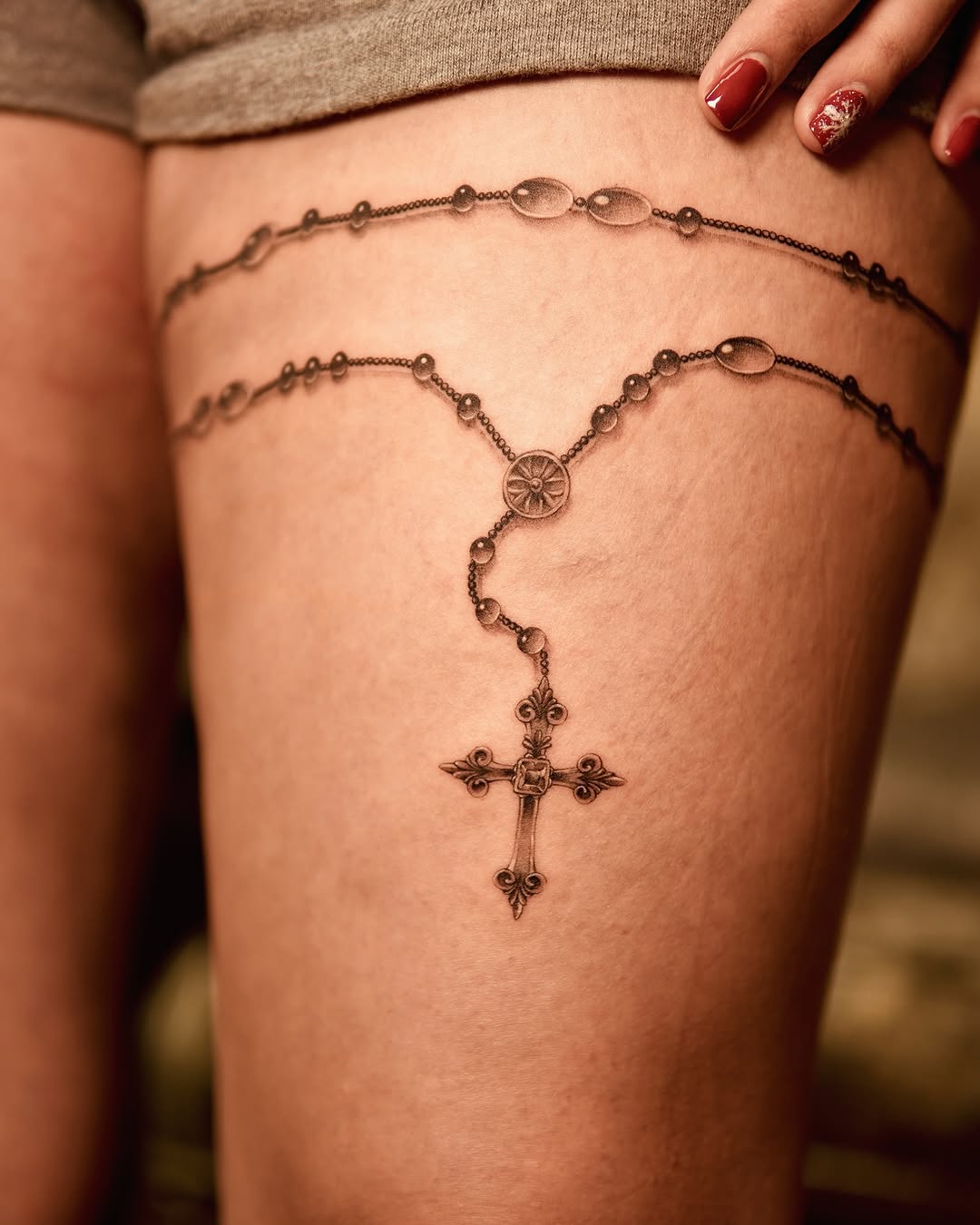 Tattoo by @chanchan.tatts — black_and_grey, realism