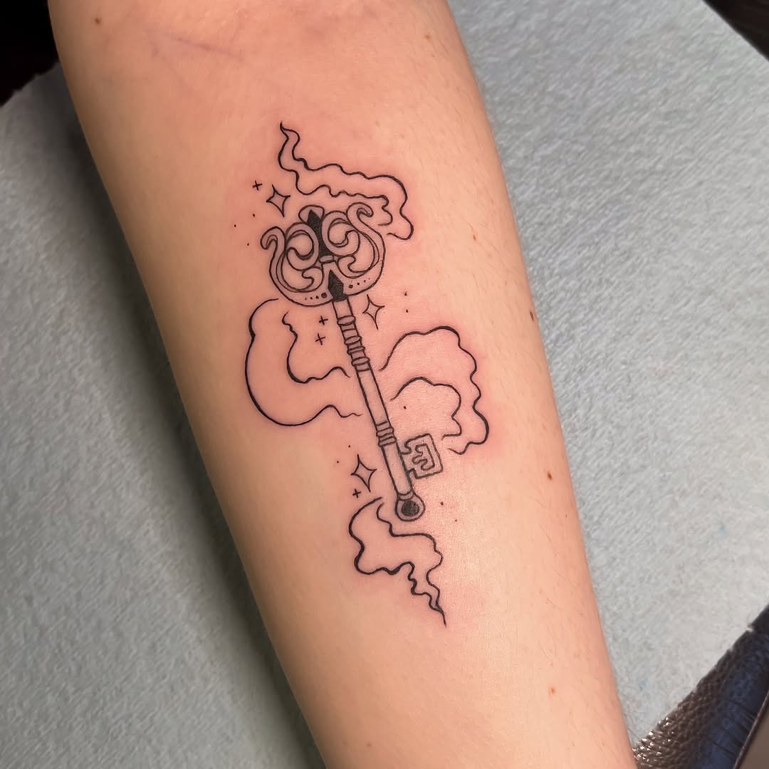 Tattoo by @rae.inkss — illustrative, fine_line
