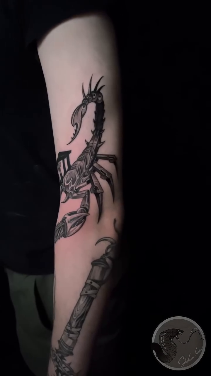 Tattoo by @joshcustomart — black_and_grey, realism