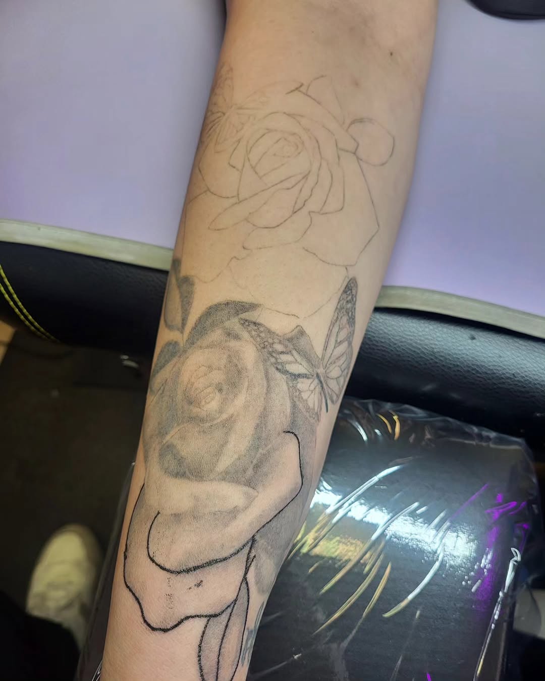 Tattoo by @gorjess__ink — realism, black_and_grey