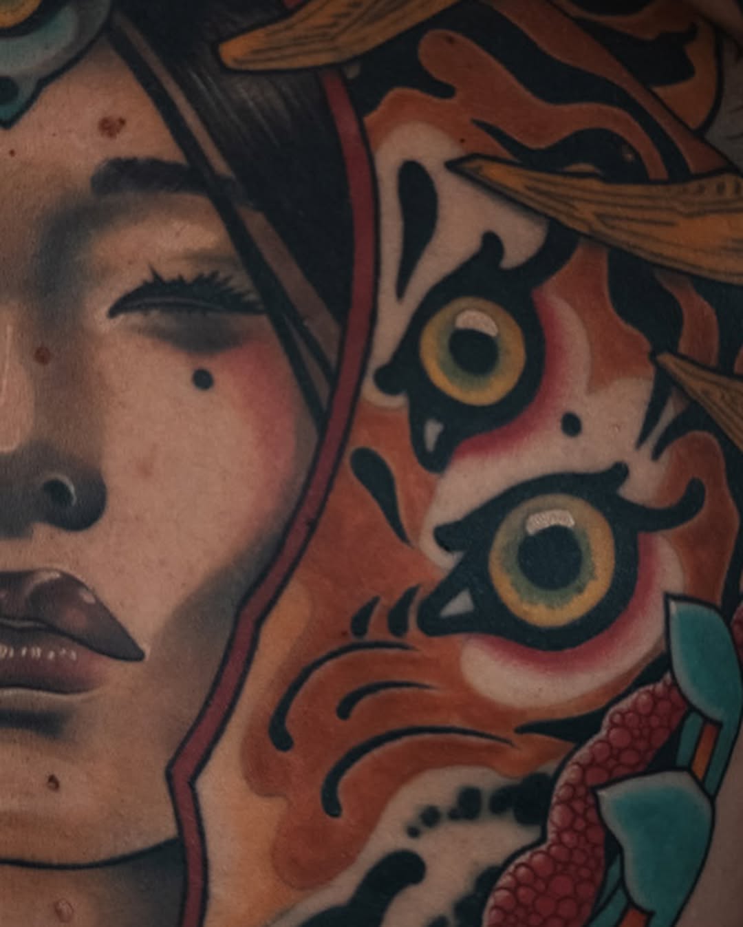 Tattoo by @earthgrasper — neo_traditional, realism