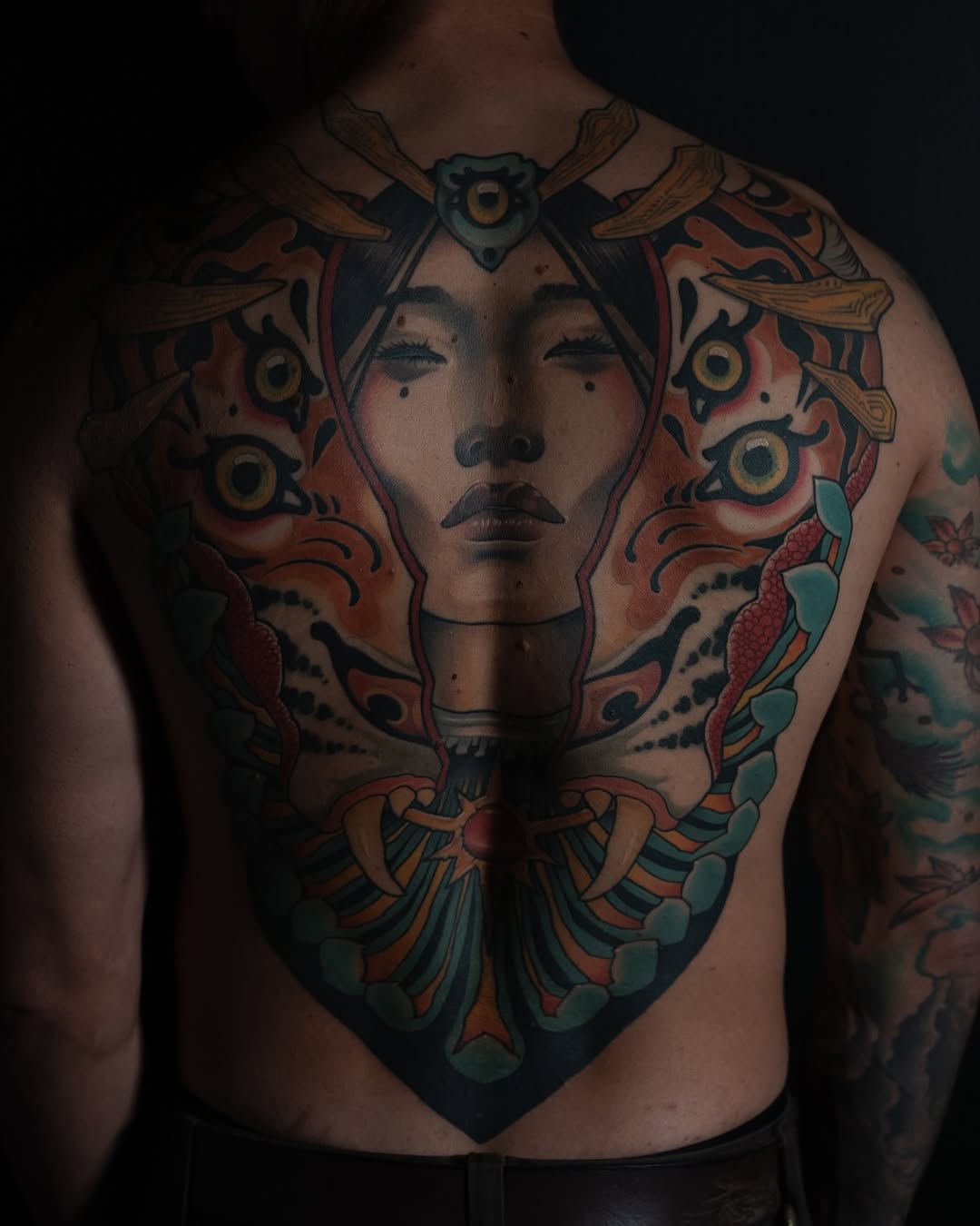 Tattoo by @earthgrasper — japanese_irezumi, neo_traditional