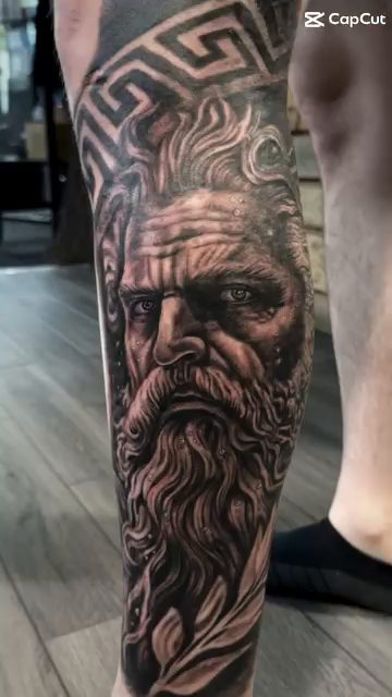 Tattoo by @emmarainetattoo — realism, black_and_grey