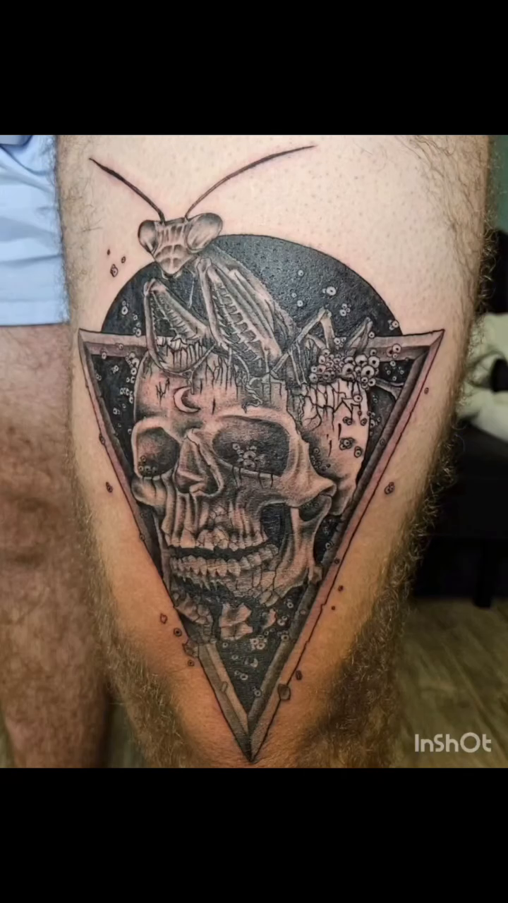 Tattoo by @beardsley_tattoos — realism, black_and_grey