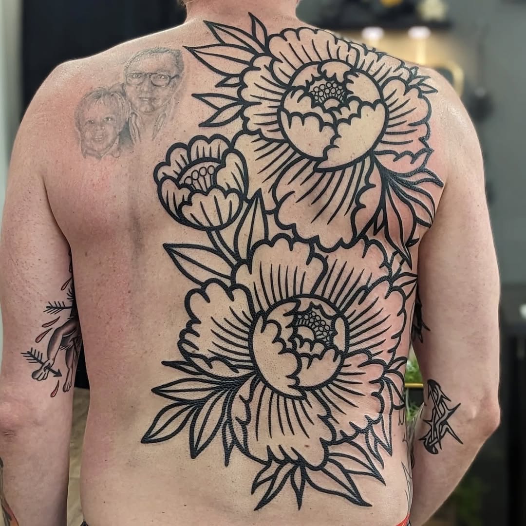Tattoo by @sinisterspud — japanese_irezumi, blackwork