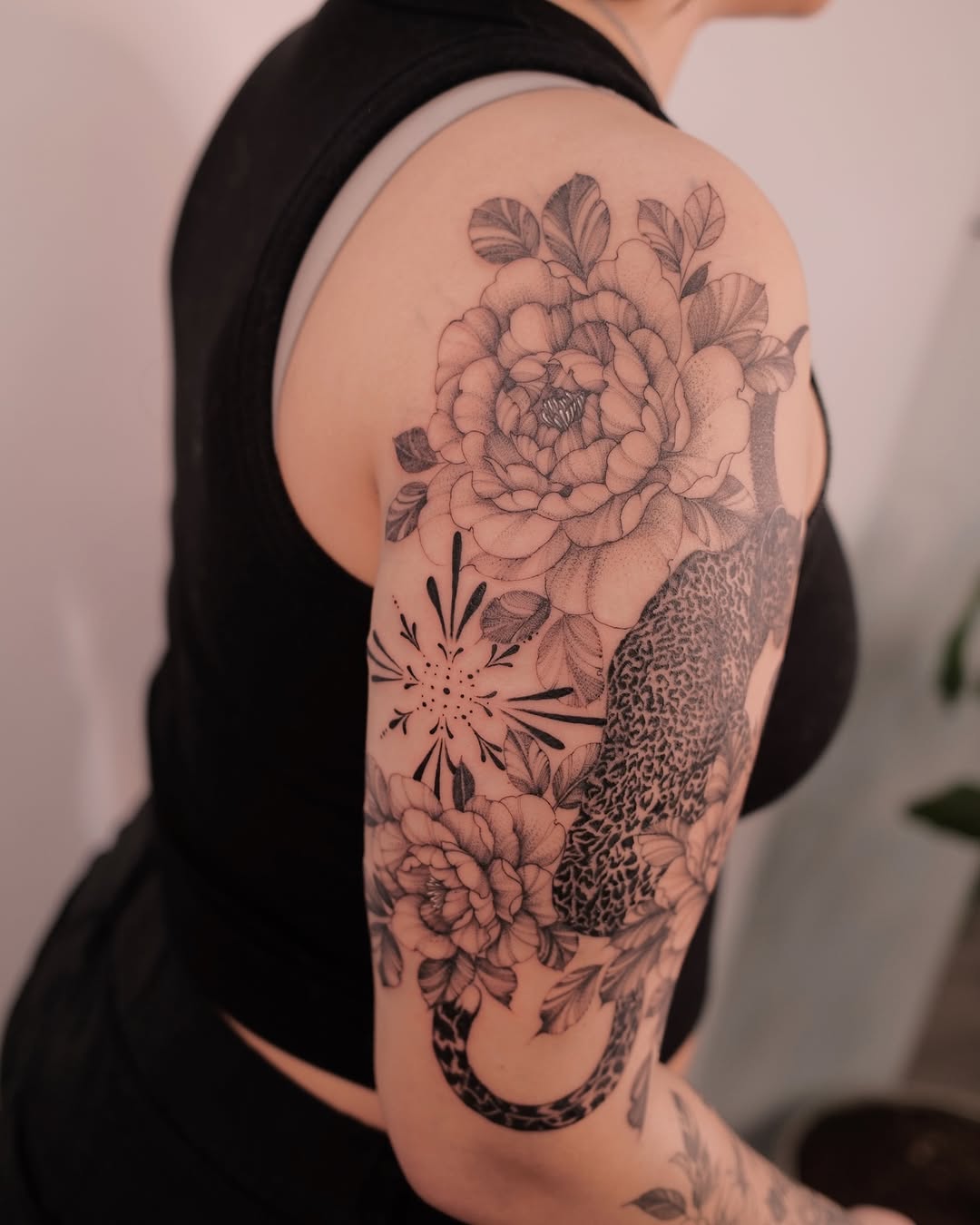 Tattoo by @sky.tattooist17 — black_and_grey, realism