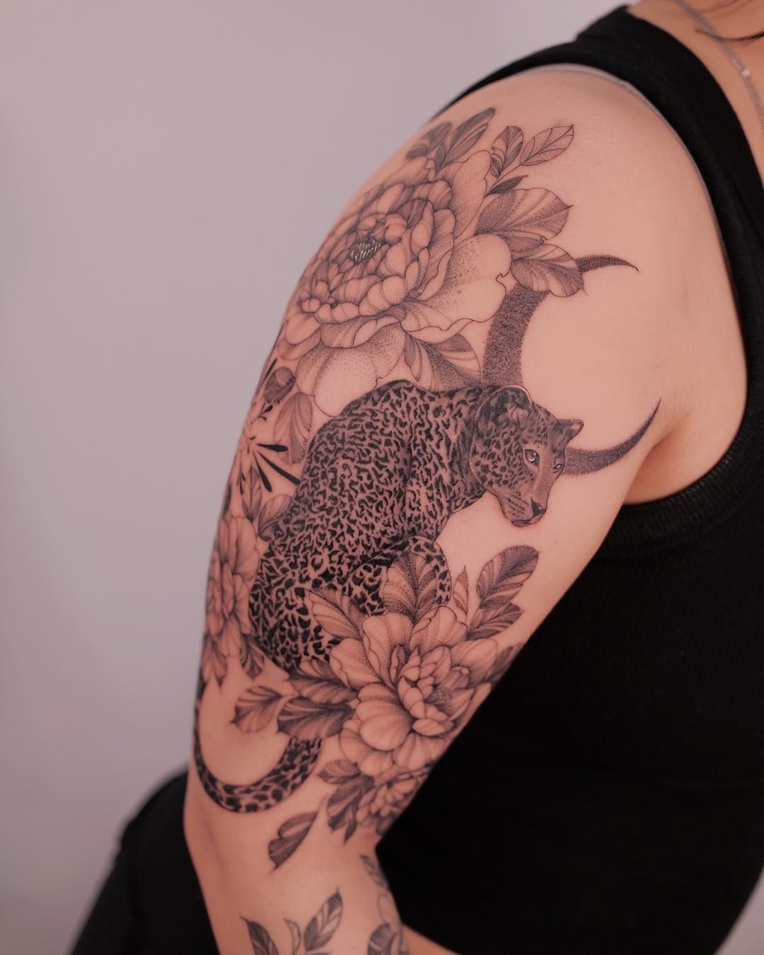 Tattoo by @sky.tattooist17 — realism, dotwork
