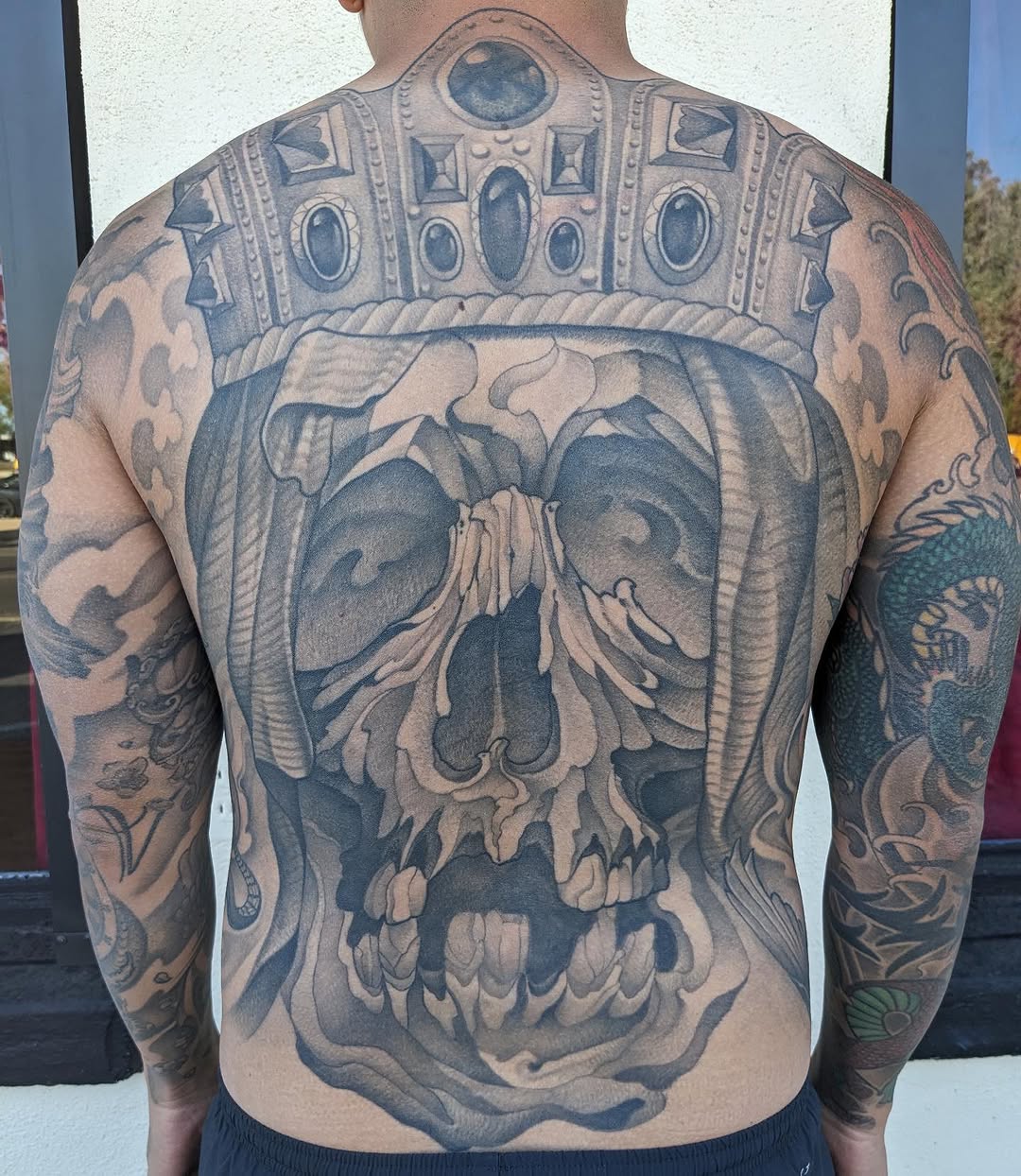 Tattoo by @fortune_glory — black_and_grey, realism