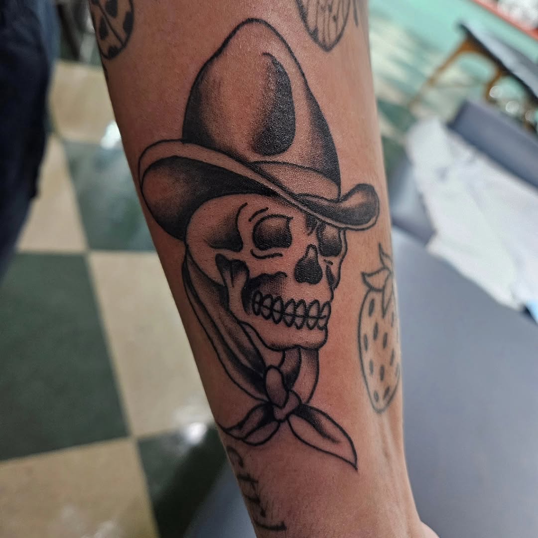 Tattoo by @davidnashart — american_traditional, black_and_grey
