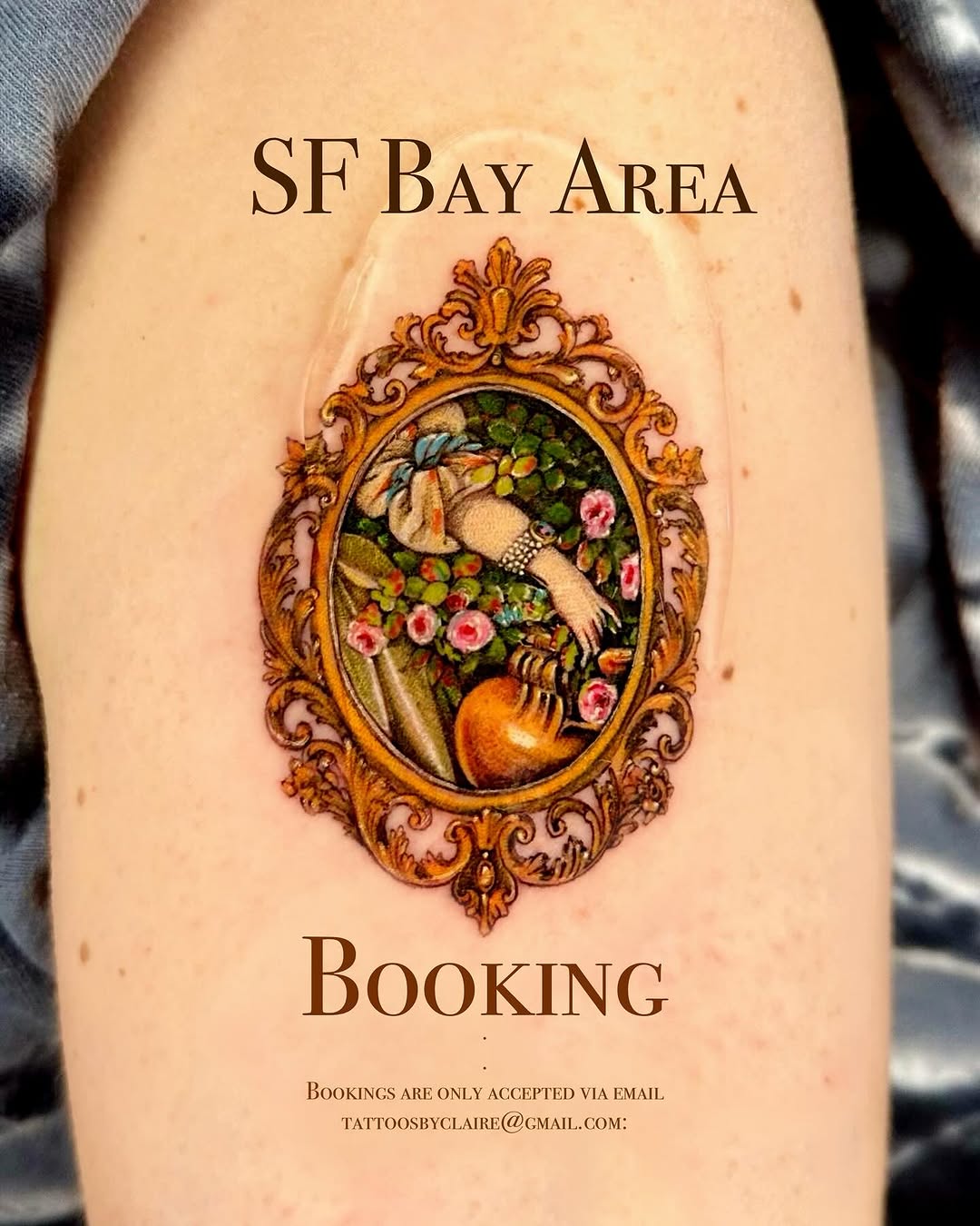 Tattoo by @claire_tattoos_ — realism, illustrative
