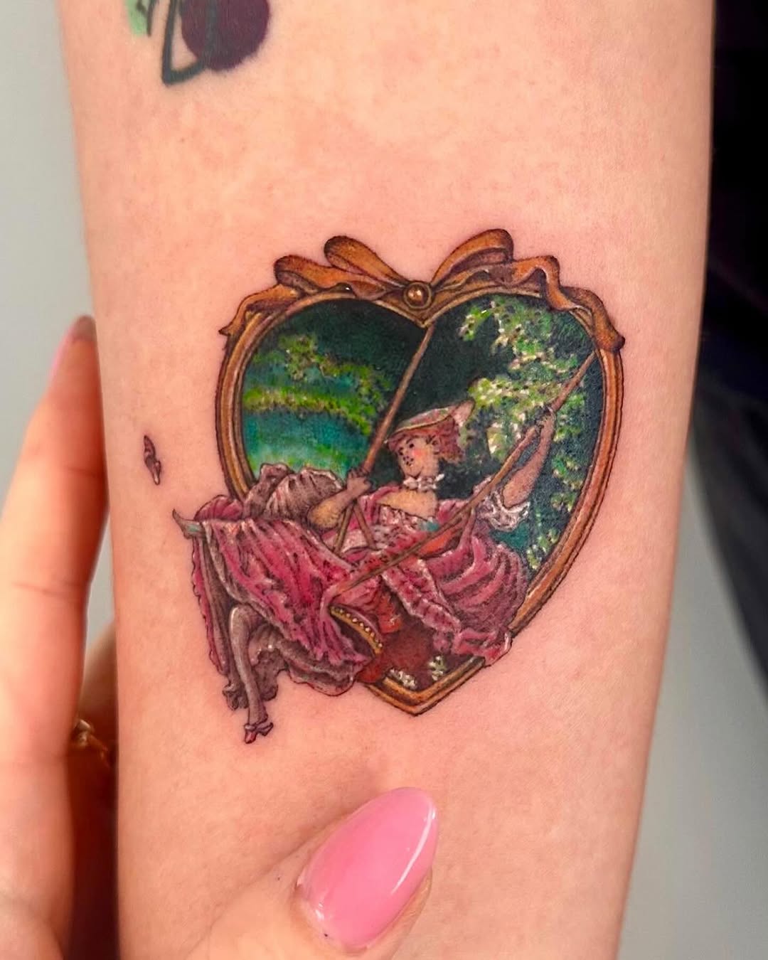 Tattoo by @claire_tattoos_ — illustrative, realism