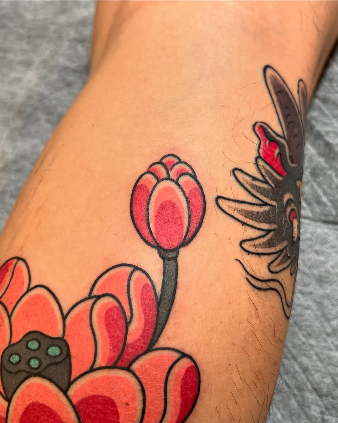 Tattoo by @tattoo.kin — american_traditional, neo_traditional