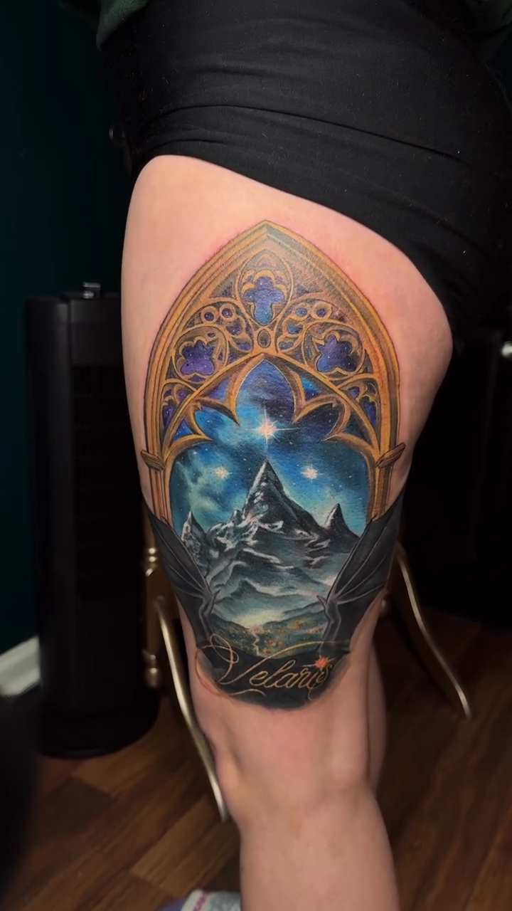Tattoo by @kelseytattoos — illustrative, realism