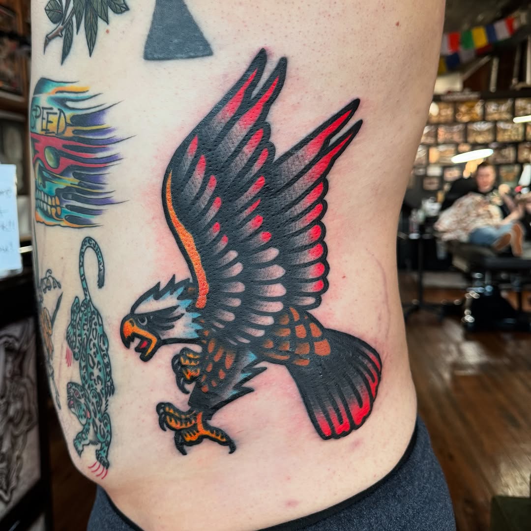 Tattoo by @midwestnash_ — american_traditional, illustrative