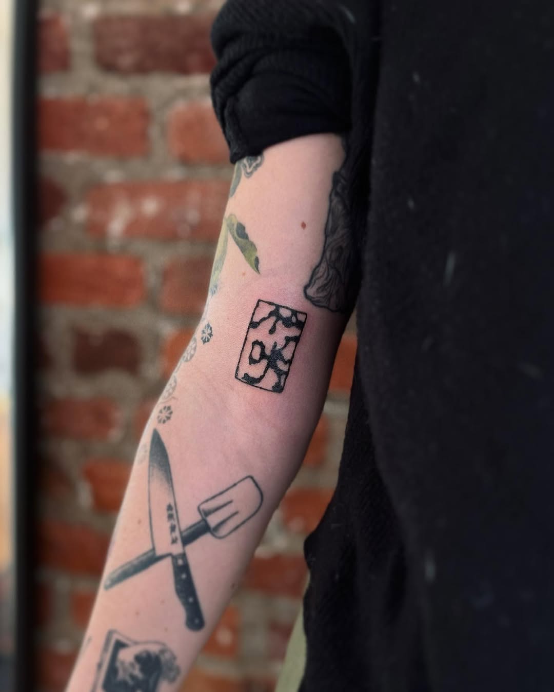 Tattoo by @sankangstudio — illustrative, blackwork