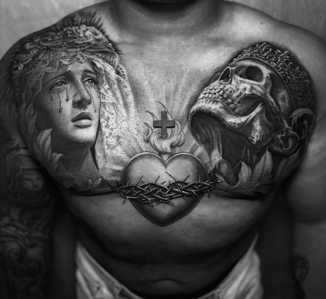 Tattoo by @kenndo.art — realism, black_and_grey