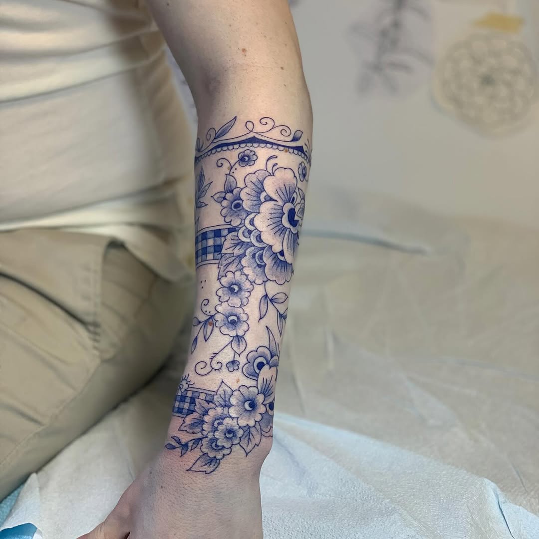 Tattoo by @misskwan — illustrative, black_and_grey