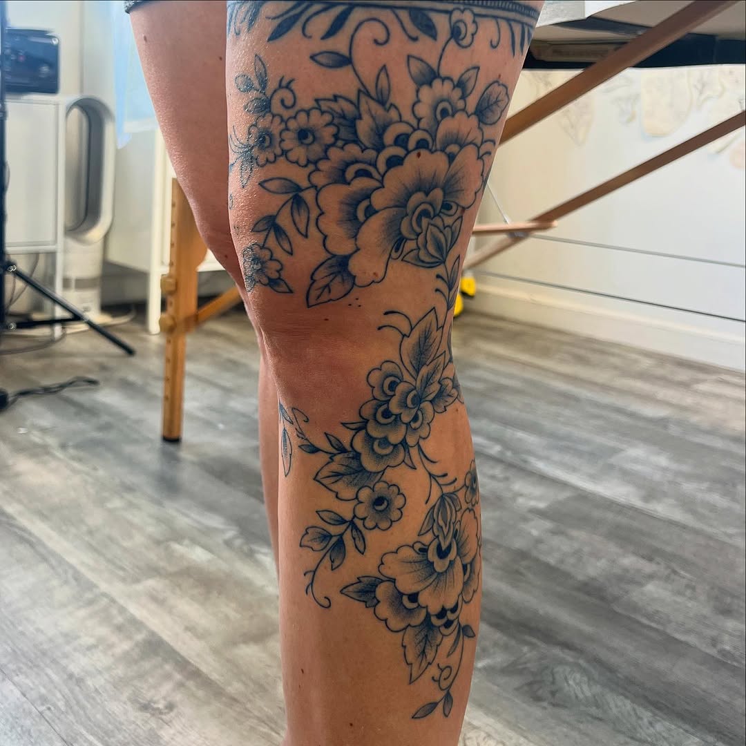 Tattoo by @misskwan — illustrative, black_and_grey