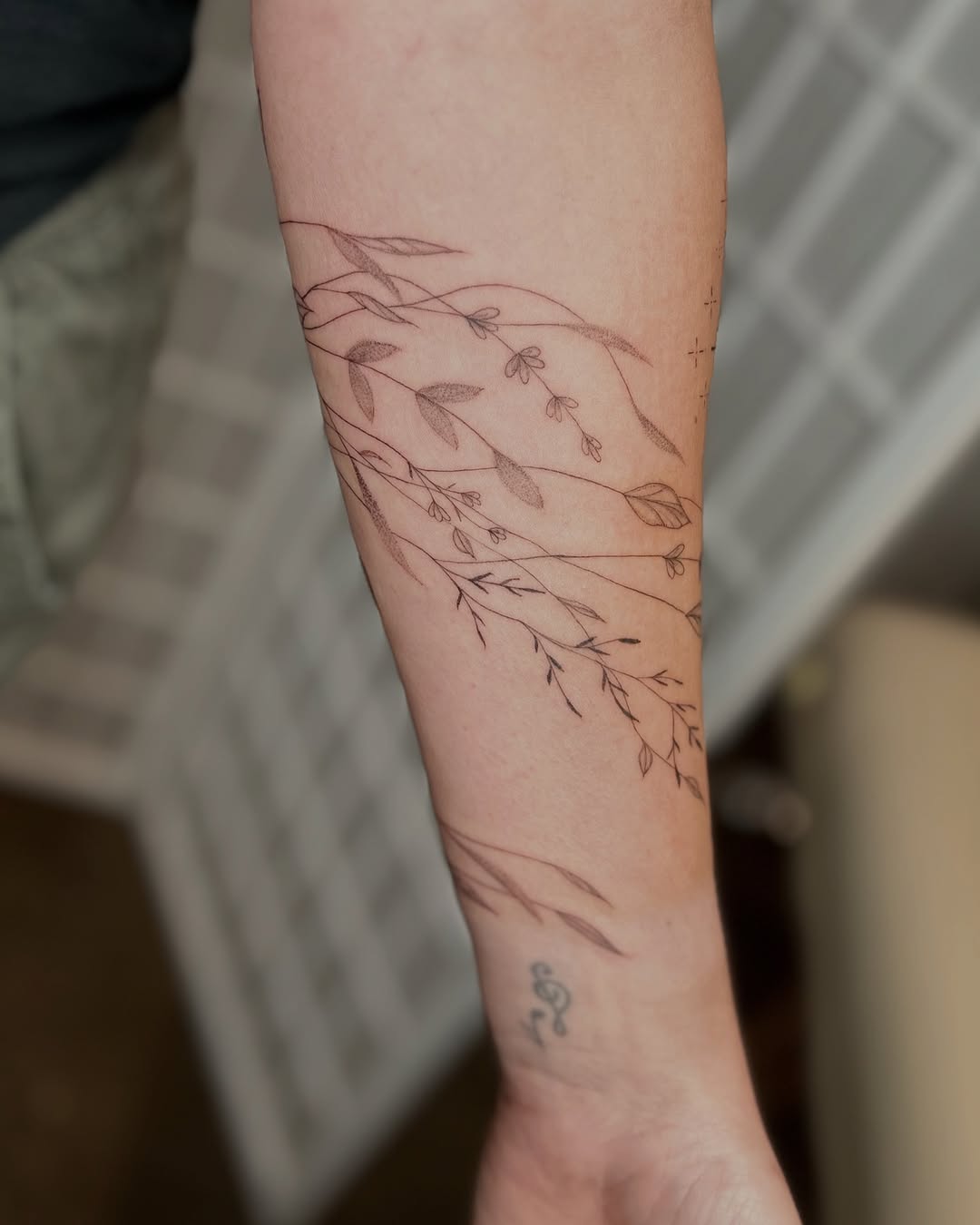 Tattoo by @dottedbydama — fine_line