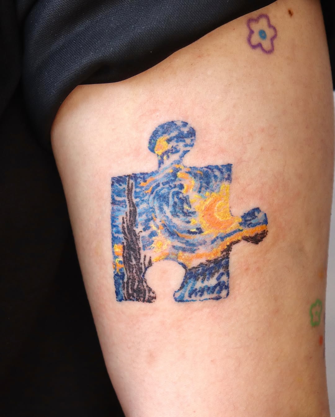 Tattoo by @xx__damm_tt — realism, watercolor