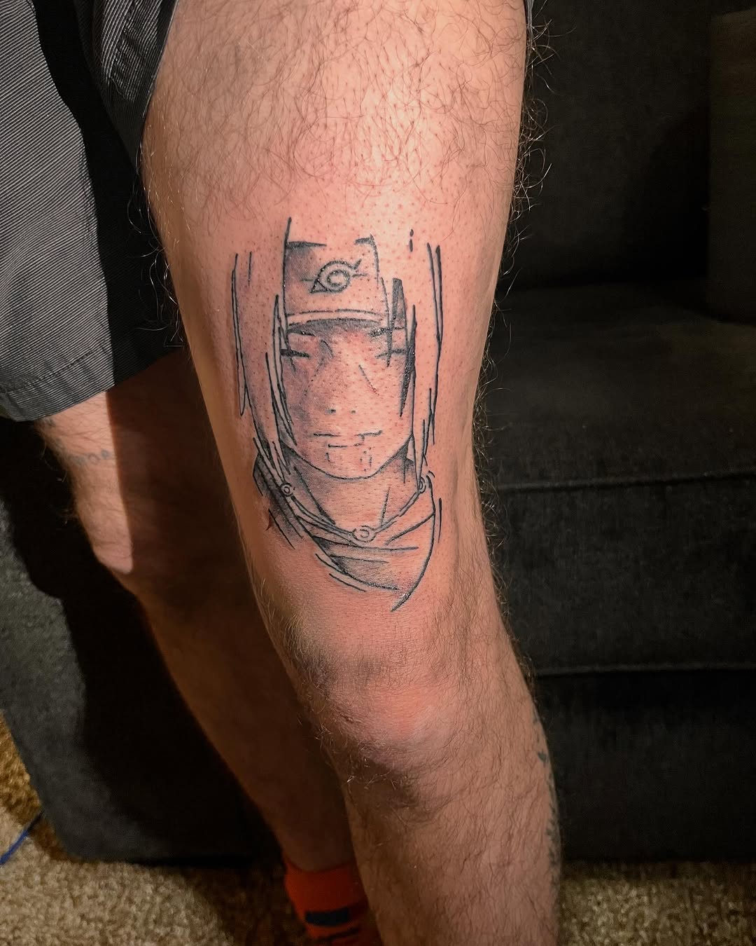 Tattoo by @dba_tattoos — anime, sketch