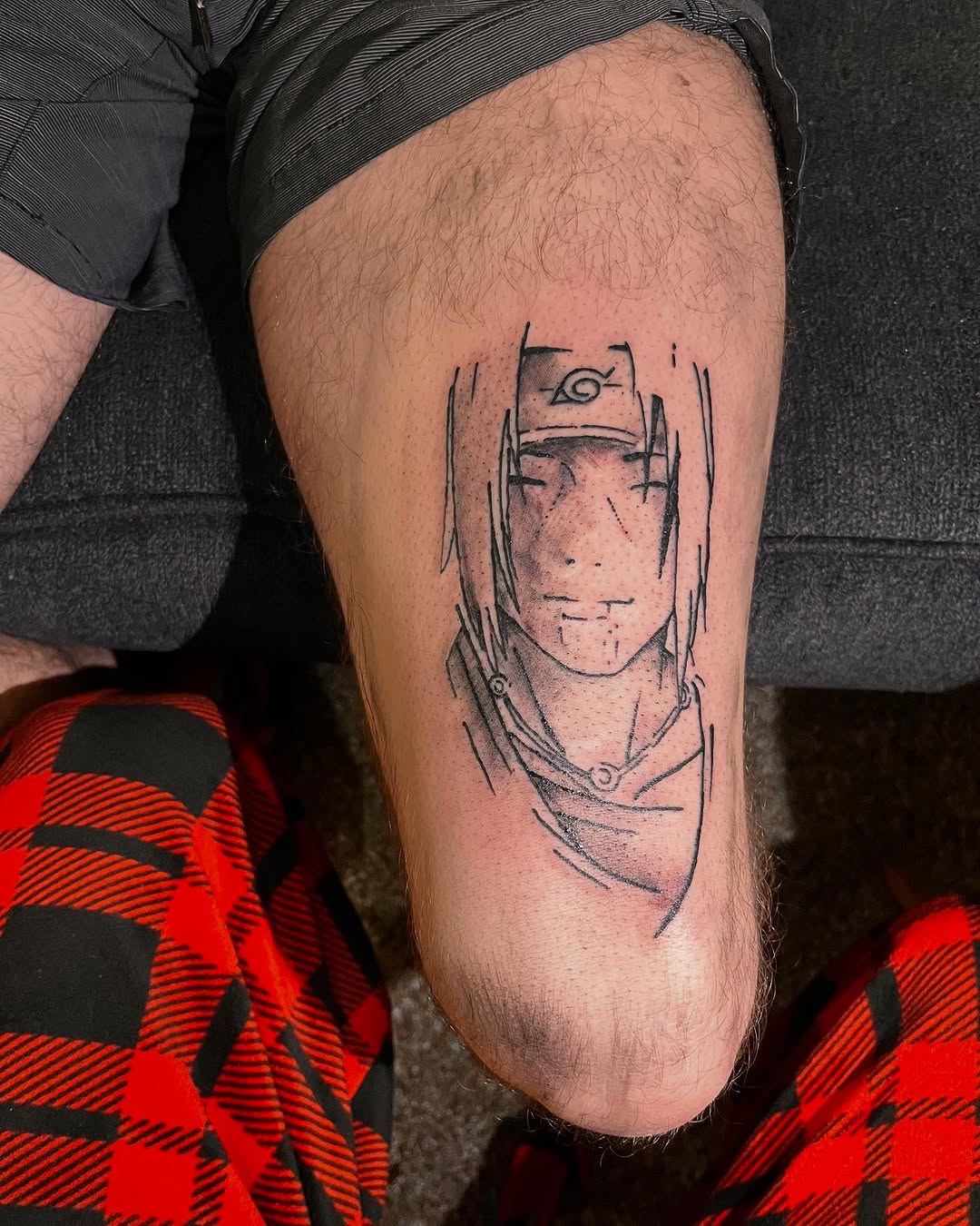 Tattoo by @dba_tattoos — anime, sketch