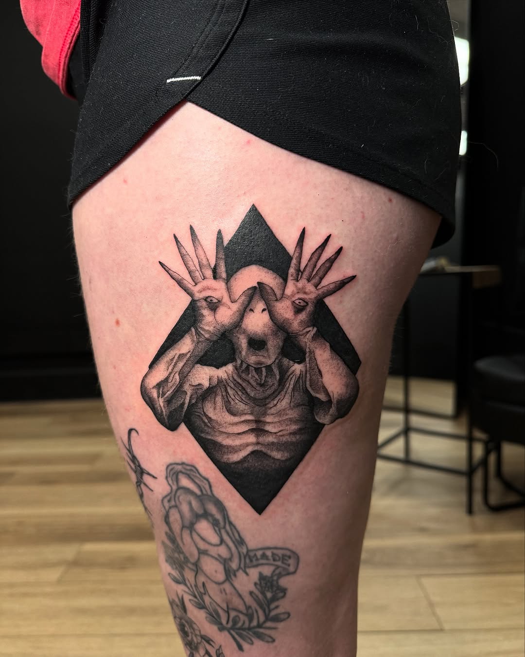 Tattoo by @onlyslightlyartistic โ realism, dark_realism