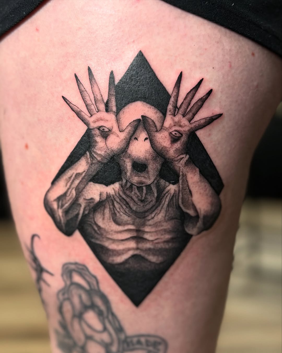 Tattoo by @onlyslightlyartistic โ realism, dark_realism