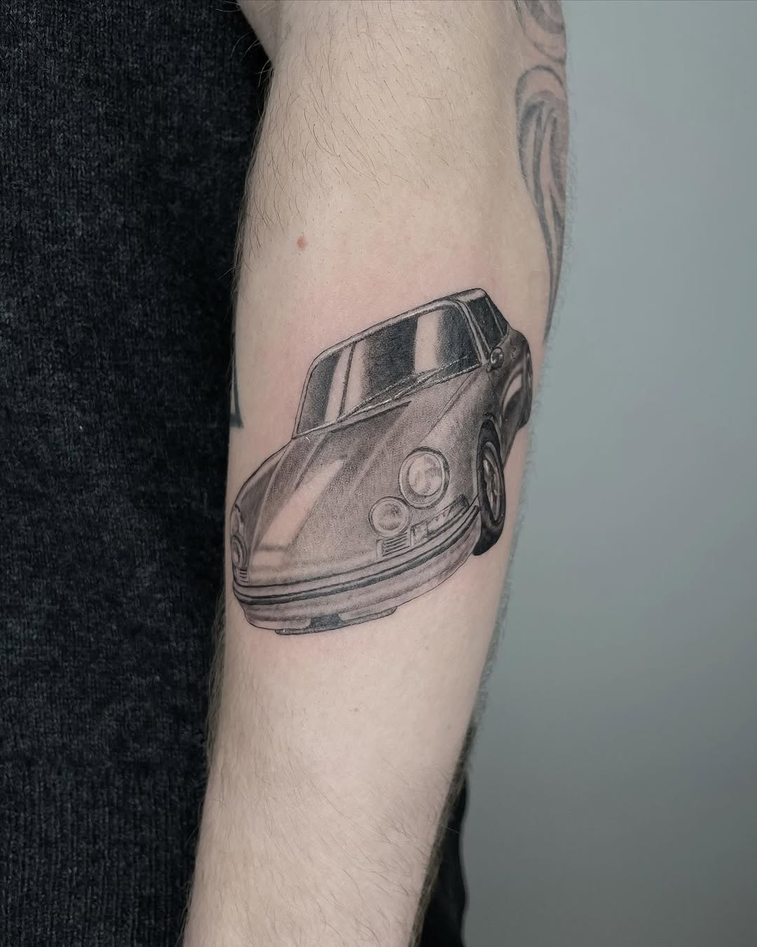 Tattoo by @fantasyandfuntattoo — realism, black_and_grey