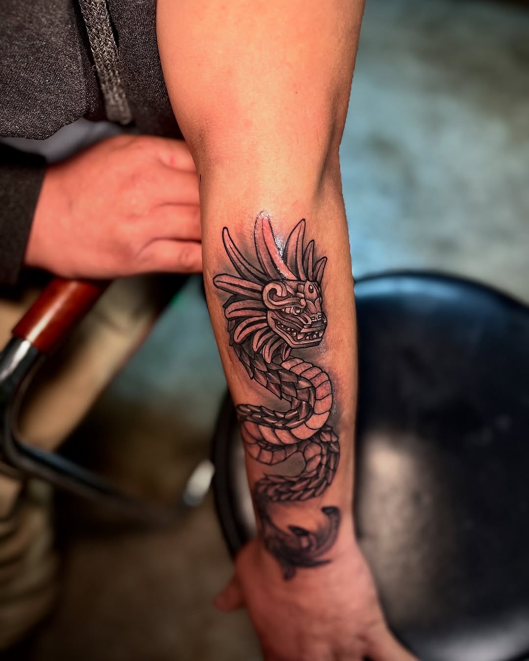 Tattoo by @tenaciousdiip โ black_and_grey, illustrative