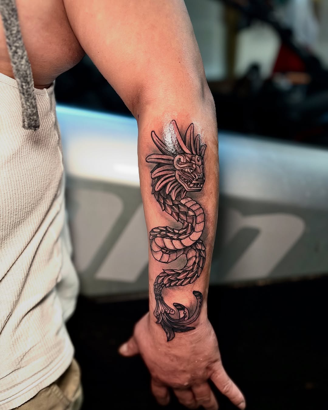 Tattoo by @tenaciousdiip โ black_and_grey, illustrative