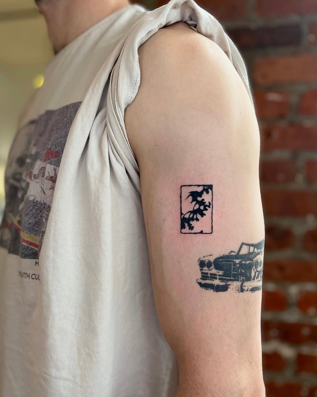 Tattoo by @sankangstudio — blackwork, illustrative