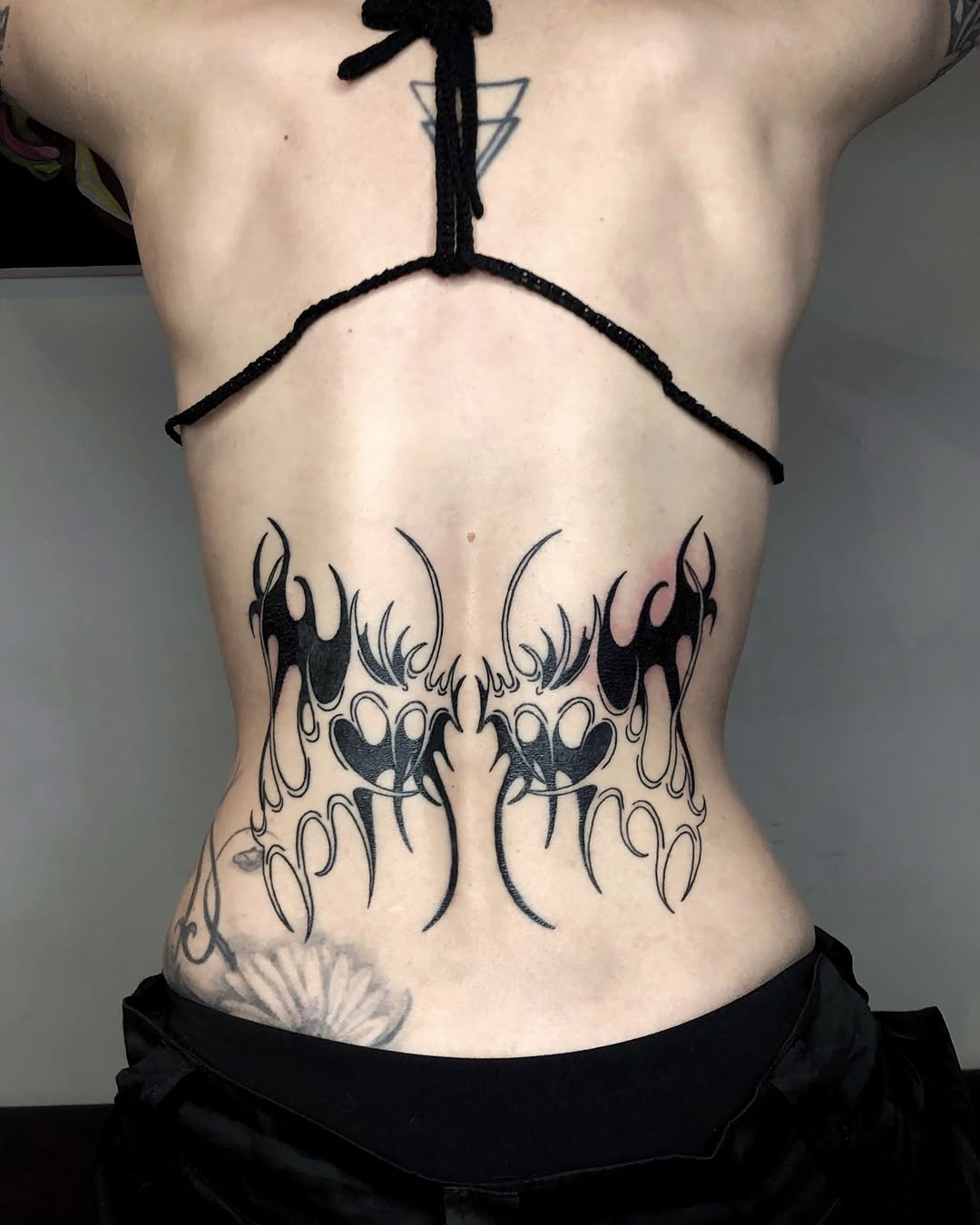 Tattoo by @oykuinkslove — blackwork, tribal