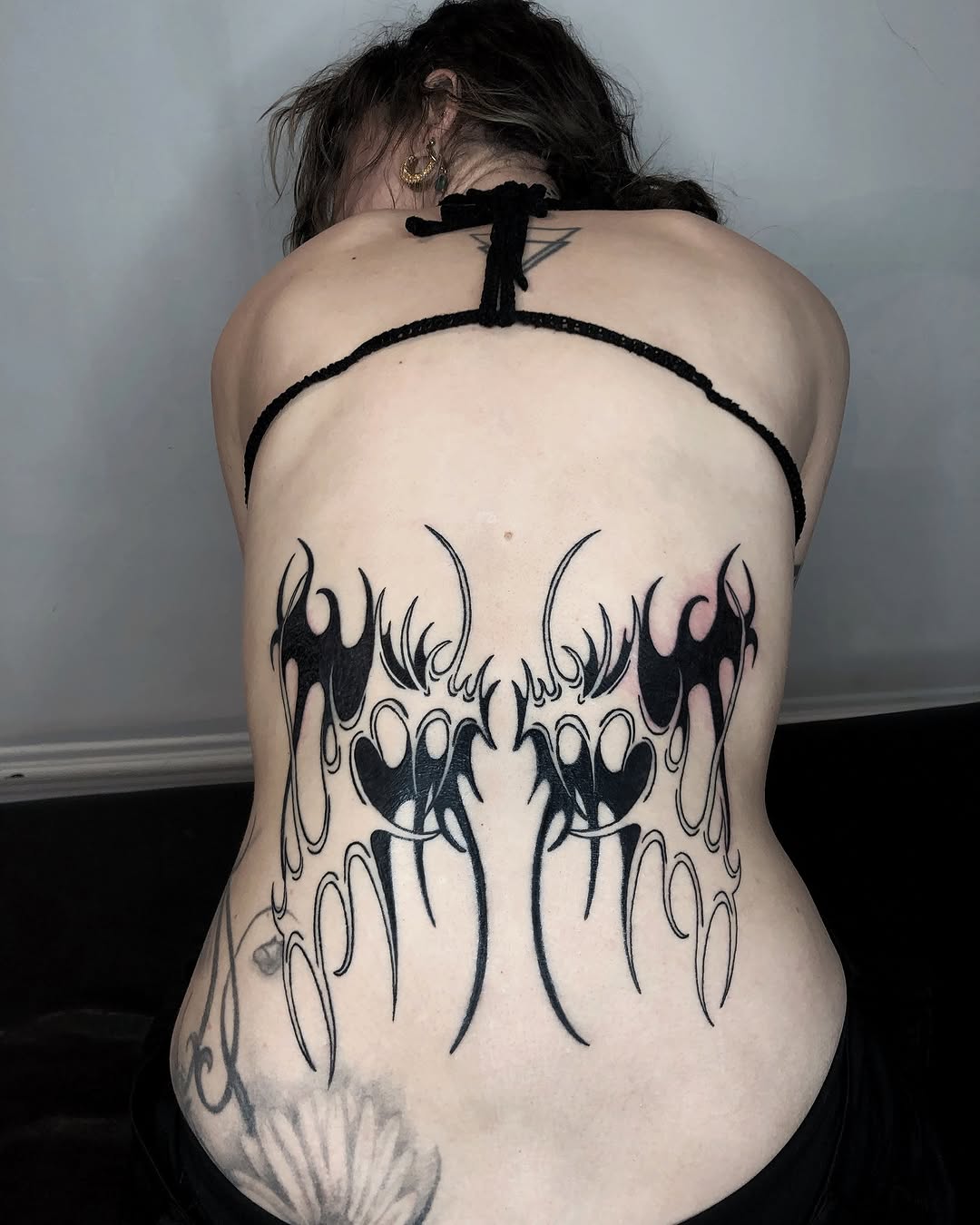 Tattoo by @oykuinkslove — blackwork, tribal