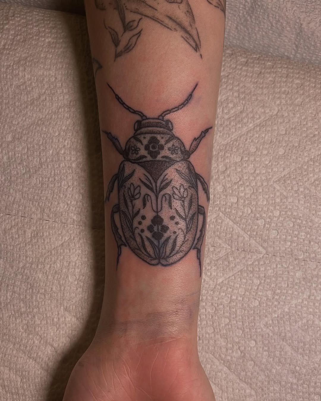 Tattoo by @wldspce — dotwork, black_and_grey