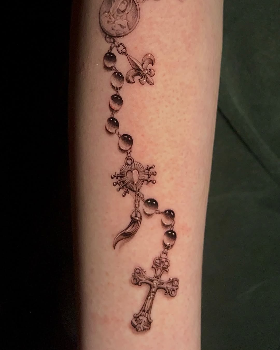 Tattoo by @obsidianinkstudio — black_and_grey, realism