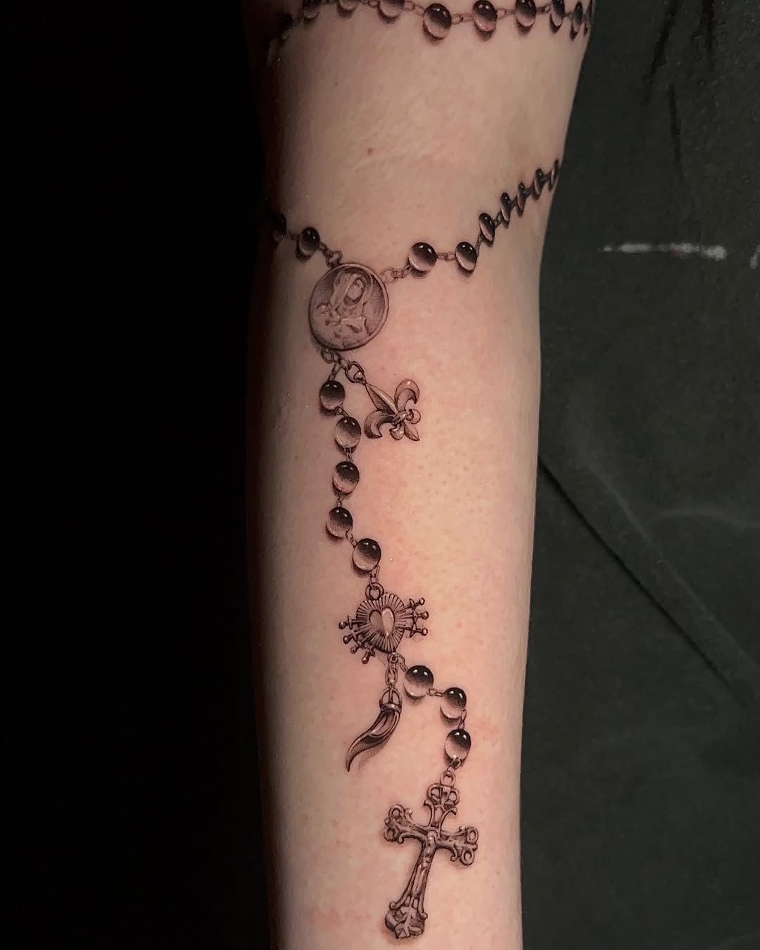Tattoo by @obsidianinkstudio — black_and_grey, realism
