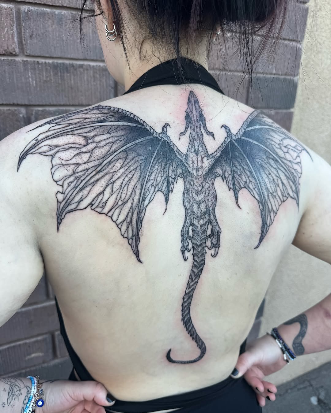 Tattoo by @jianna_tattoos — black_and_grey
