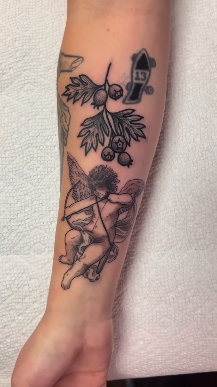 Tattoo by @danielpatricktattooer — black_and_grey