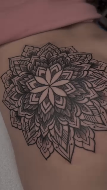 Tattoo by @chozentattoo — geometric, dotwork