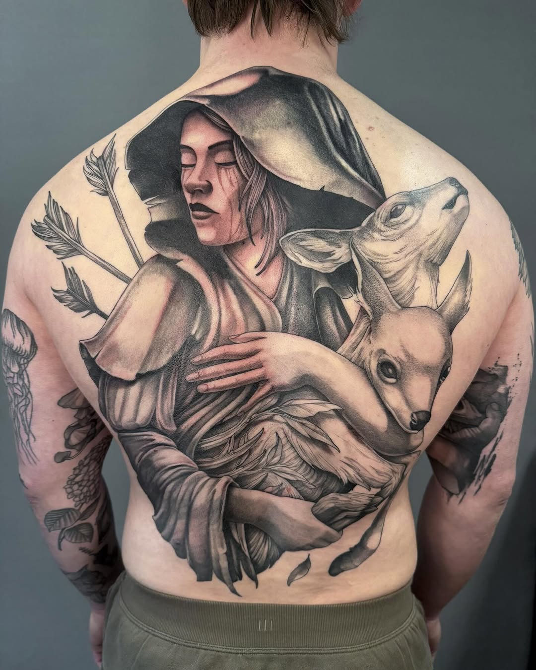 Tattoo by @legend_eli — realism, black_and_grey