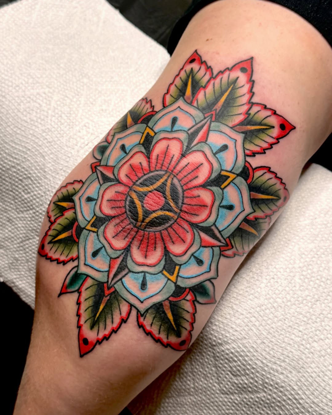 Tattoo by @mcelveney β american_traditional, ornamental