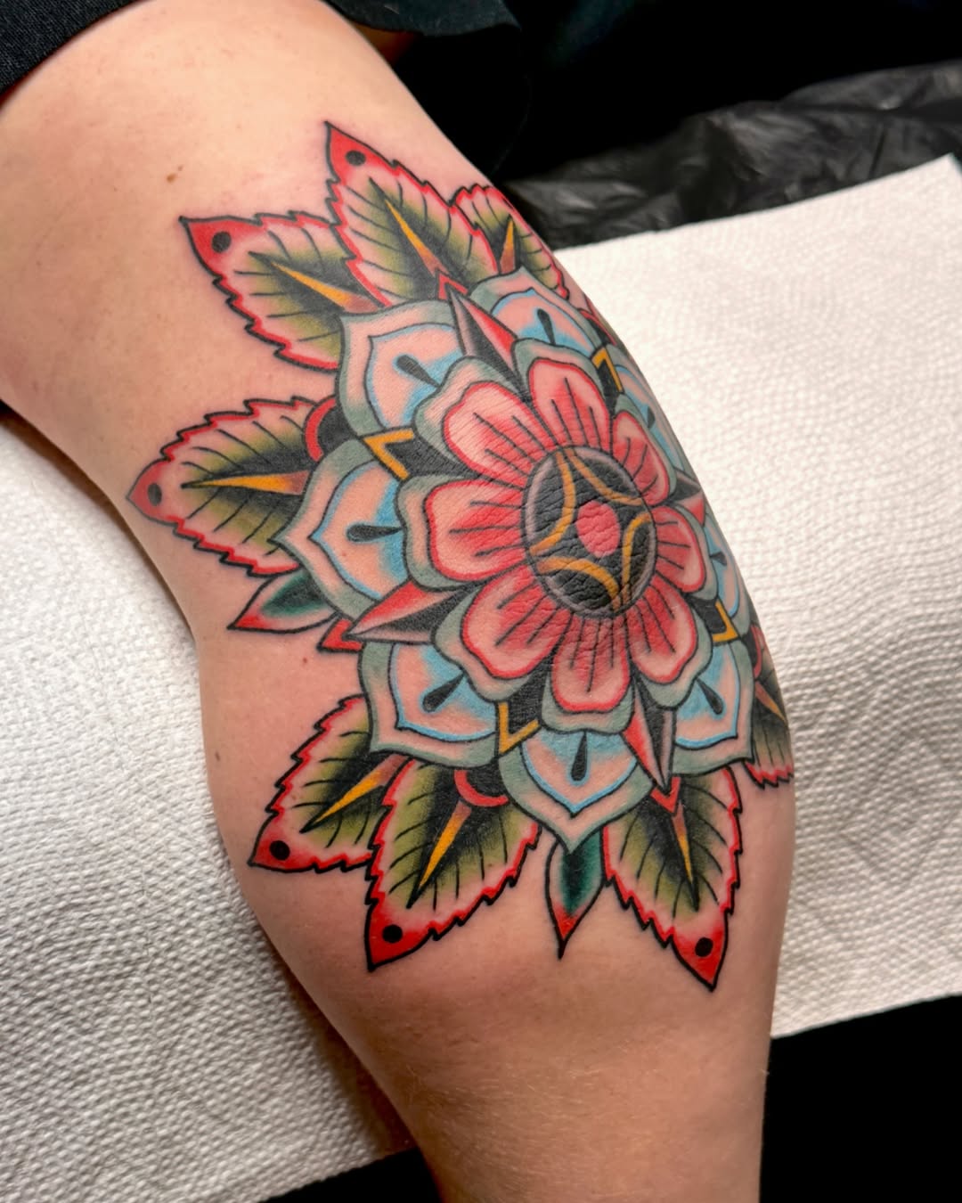 Tattoo by @mcelveney β american_traditional, ornamental