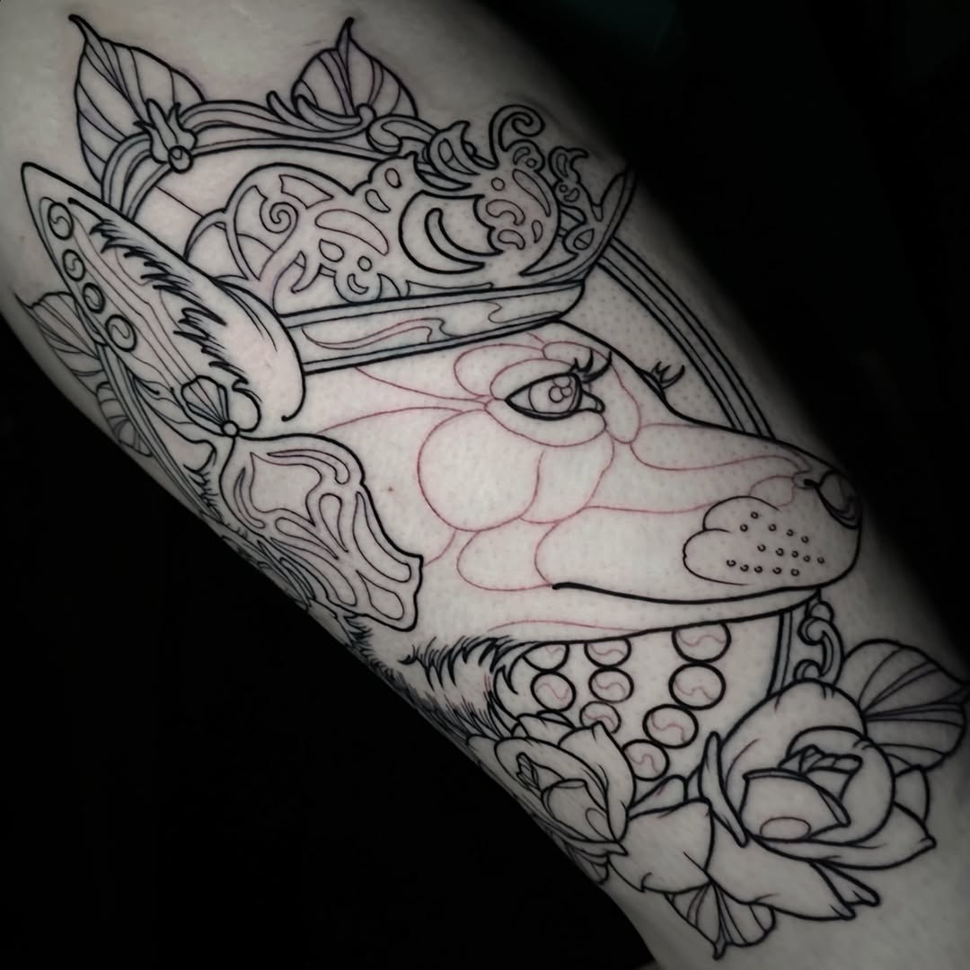 Tattoo by @gillianmarietattoo — illustrative, black_and_grey