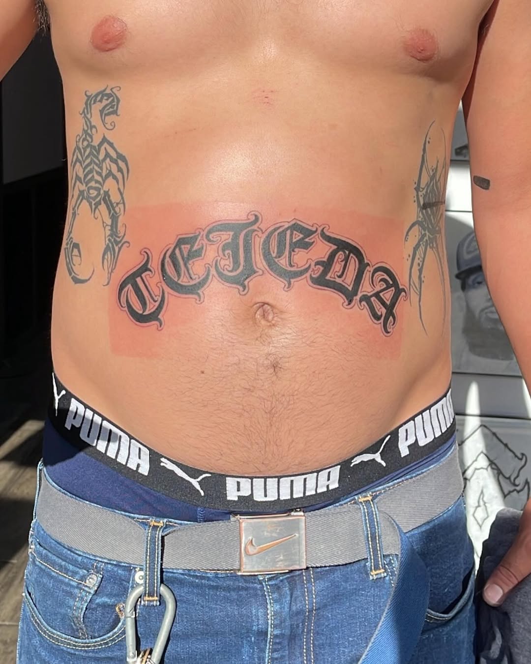 Tattoo by @piercingz_y_letraz — lettering_script, blackwork