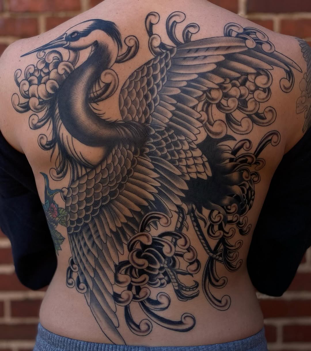 Tattoo by @kieratattoos — japanese_irezumi, black_and_grey