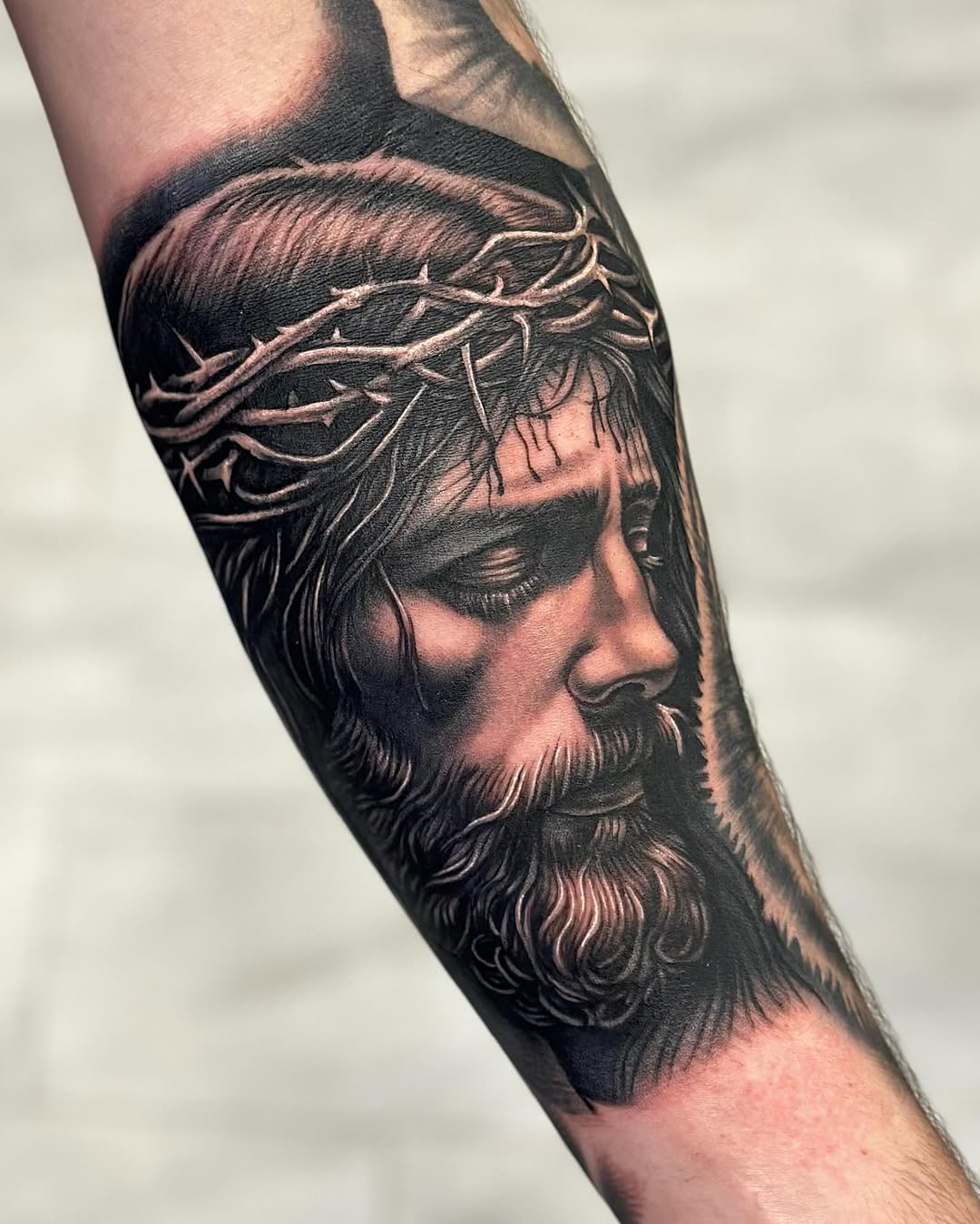 Tattoo by @jettjansky — realism, black_and_grey
