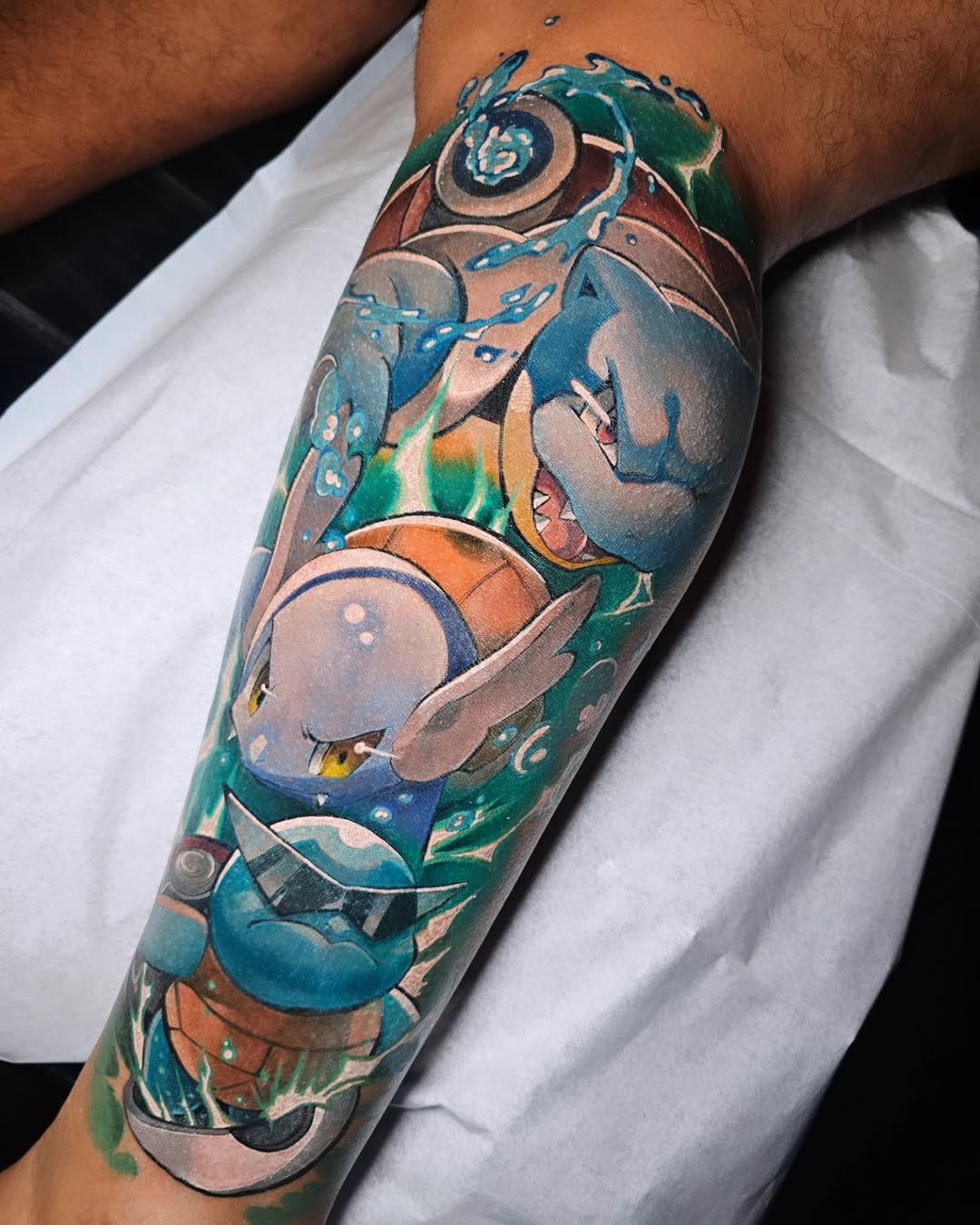 Tattoo by @truepigments โ anime, new_school