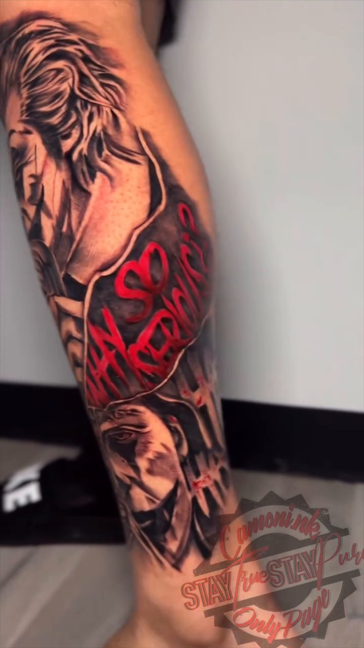 Tattoo by @camoni.nk — realism, trash_polka