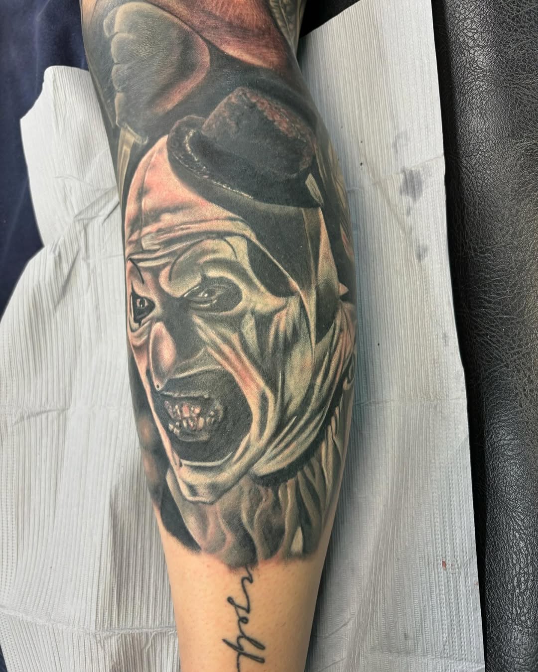 Tattoo by @tatt2dennis — realism, black_and_grey
